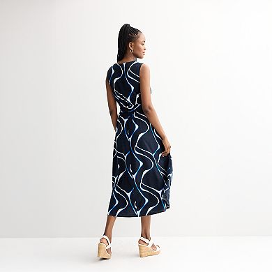 Women's Nine West Sleeveless Button Front Dress