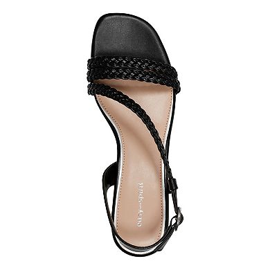 Easy Spirit Sagie Women's Asymmetrical Square Toe Dress Sandals