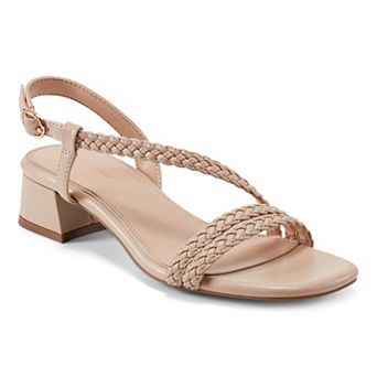 Easy Spirit Sagie Women's Asymmetrical Square Toe Dress Sandals