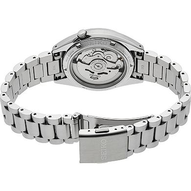 Men's Seiko 5 Sports Midsize Black Dial Stainless Steel Automatic Watch - SRPK89