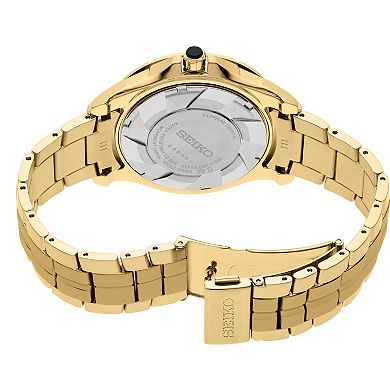 Men's Seiko Coutura Black Dial Stainless Steel Quartz Watch - SUR561