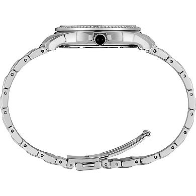 Women's Seiko Coutura Diamonds Pink Mother-of-Pearl Dial Stainless Steel Quartz Watch - SUR589