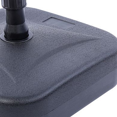 Westintrends Plastic Freestanding Fillable Market Umbrella Base