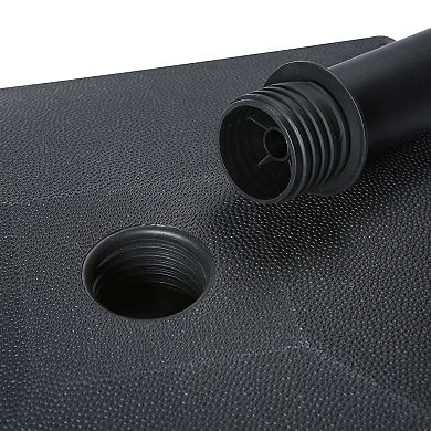 Westintrends 18" Square Plastic Concrete Filled Freestanding Umbrella Base