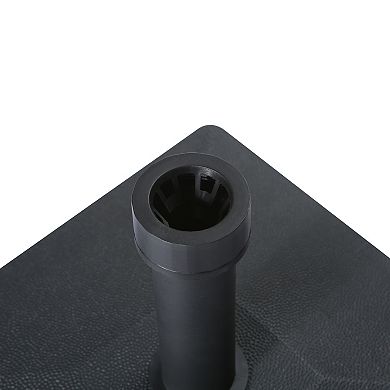 Westintrends 18" Square Plastic Concrete Filled Freestanding Umbrella Base
