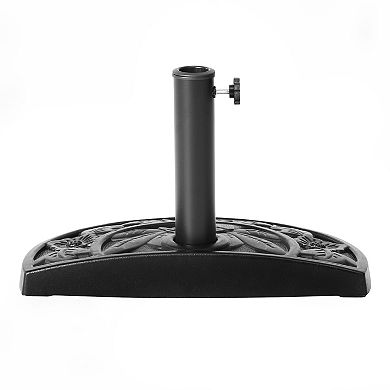 Sturdy Freestanding Resin Umbrella Half Base