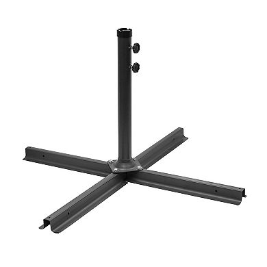 Westintrends 4-piece Universal Umbrella Cross Base Weights With Stand Brace