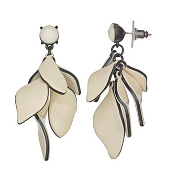 Simply Vera Vera Wang Flower Petal Chandelier Earrings