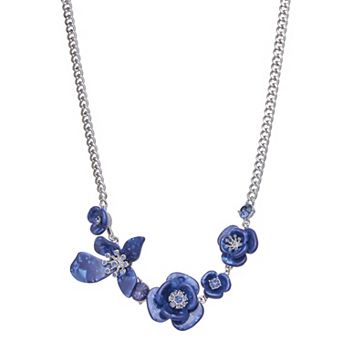 Simply Vera Vera Wang 17 in Flower Frontal Necklace