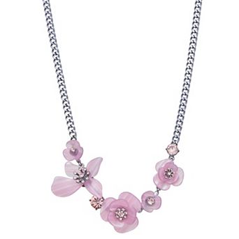 Simply Vera Vera Wang 17 in Flower Frontal Necklace