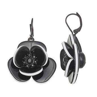Simply Vera Vera Wang Leverback Flower Drop Earrings