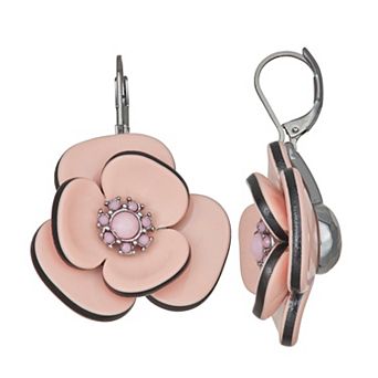 Simply Vera Vera Wang Leverback Flower Drop Earrings