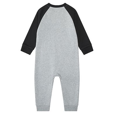Baby Boy adidas Long Sleeve Color Block Coverall
