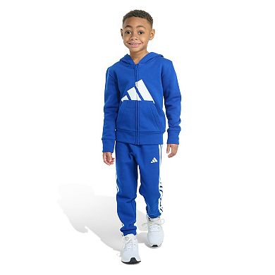 Toddler Boys adidas Long Sleeve Jacket & Jogger Pants Set