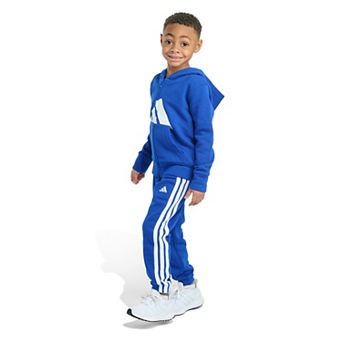 Toddler Boys adidas Long Sleeve Jacket & Jogger Pants Set