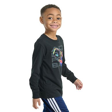 Toddler Boys adidas Long Sleeve Graphic Tee
