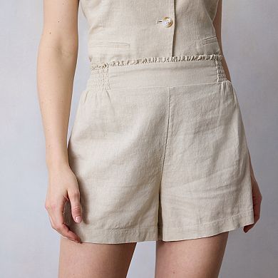 Women's LC Lauren Conrad Side Smocked Pull On Short