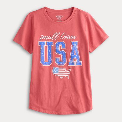 Women's Small Town USA Americana Graphic Tee