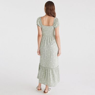 Juniors' Aeropostale Floral Smocked Midi Dress