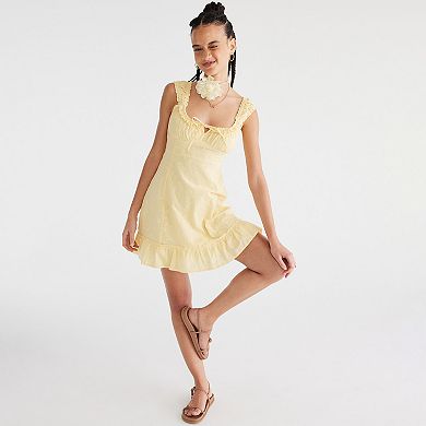 Juniors' Aeropostale Eyelet Short Sleeve Mini Dress