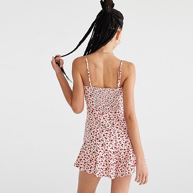 Juniors' Aeropostale Floral Adjustable Strapless Romper