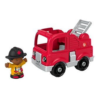 Little People Fisher-Price Toy Firetruck & Firefighter Figure Toddler Set