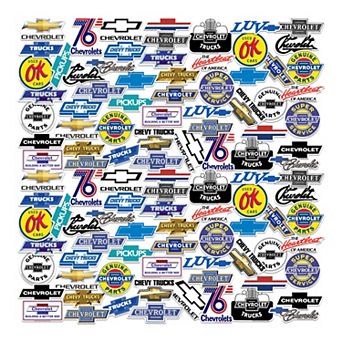 Chevy Stickers Variety Pack