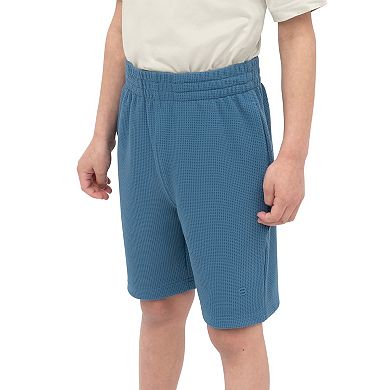 Boys 8-20 Layer 8 2-Piece Waffle Short Sleeve T-Shirt & Shorts Set