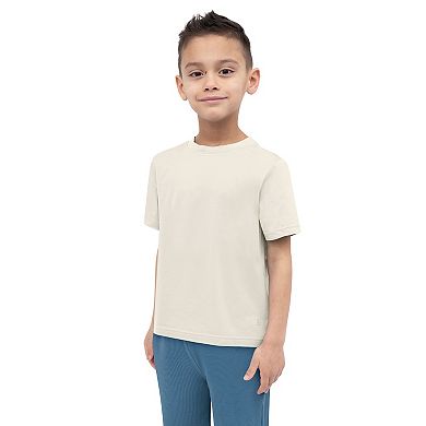 Boys 8-20 Layer 8 2-Piece Waffle Short Sleeve T-Shirt & Shorts Set