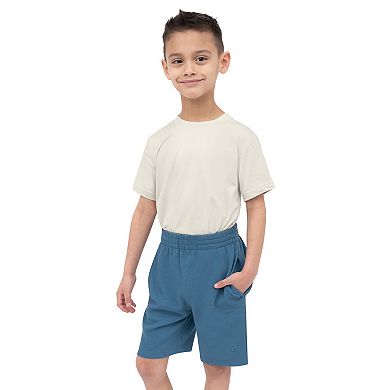 Boys 8-20 Layer 8 2-Piece Waffle Short Sleeve T-Shirt & Shorts Set