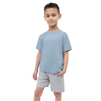 Boys 4-7 Layer 8 2 pc Waffle Short Sleeve T-Shirt & Shorts Set