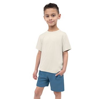 Boys 4-7 Layer 8 2 pc Waffle Short Sleeve T-Shirt & Shorts Set