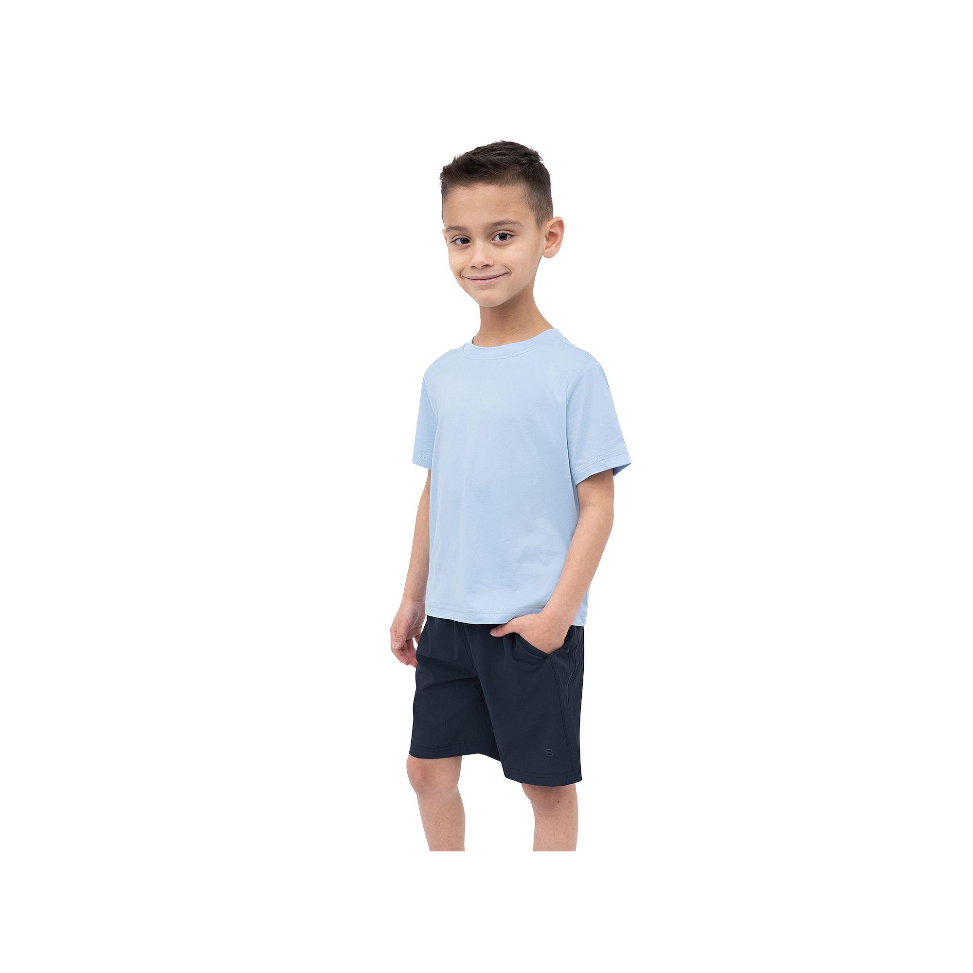 Boys 4-7 Layer 8 2-Piece Battle Short Sleeve T-Shirt & Shorts Set, Boys, B