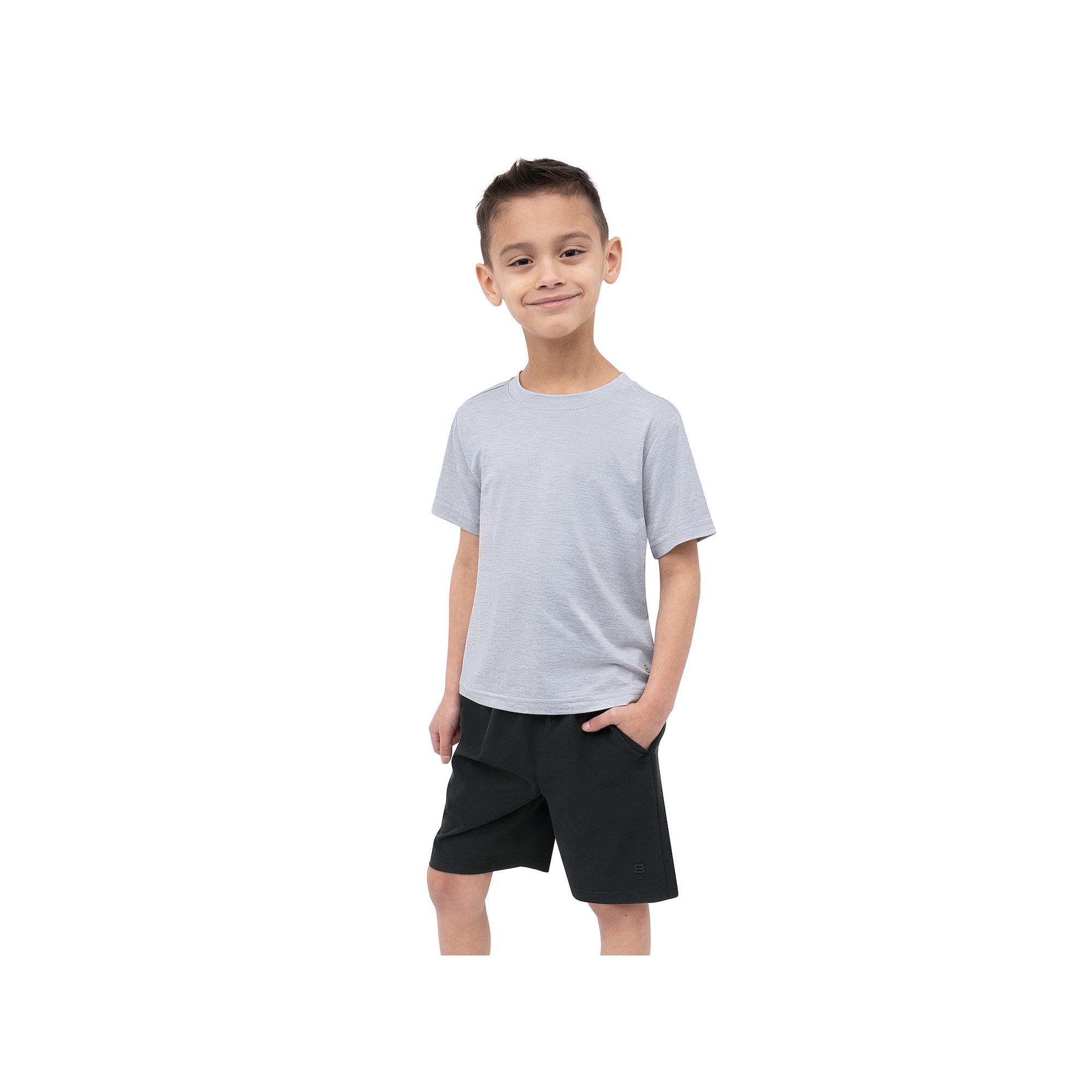 Boys 4-7 Layer 8 2-Piece Battle Short Sleeve T-Shirt & Shorts Set, Boys, G