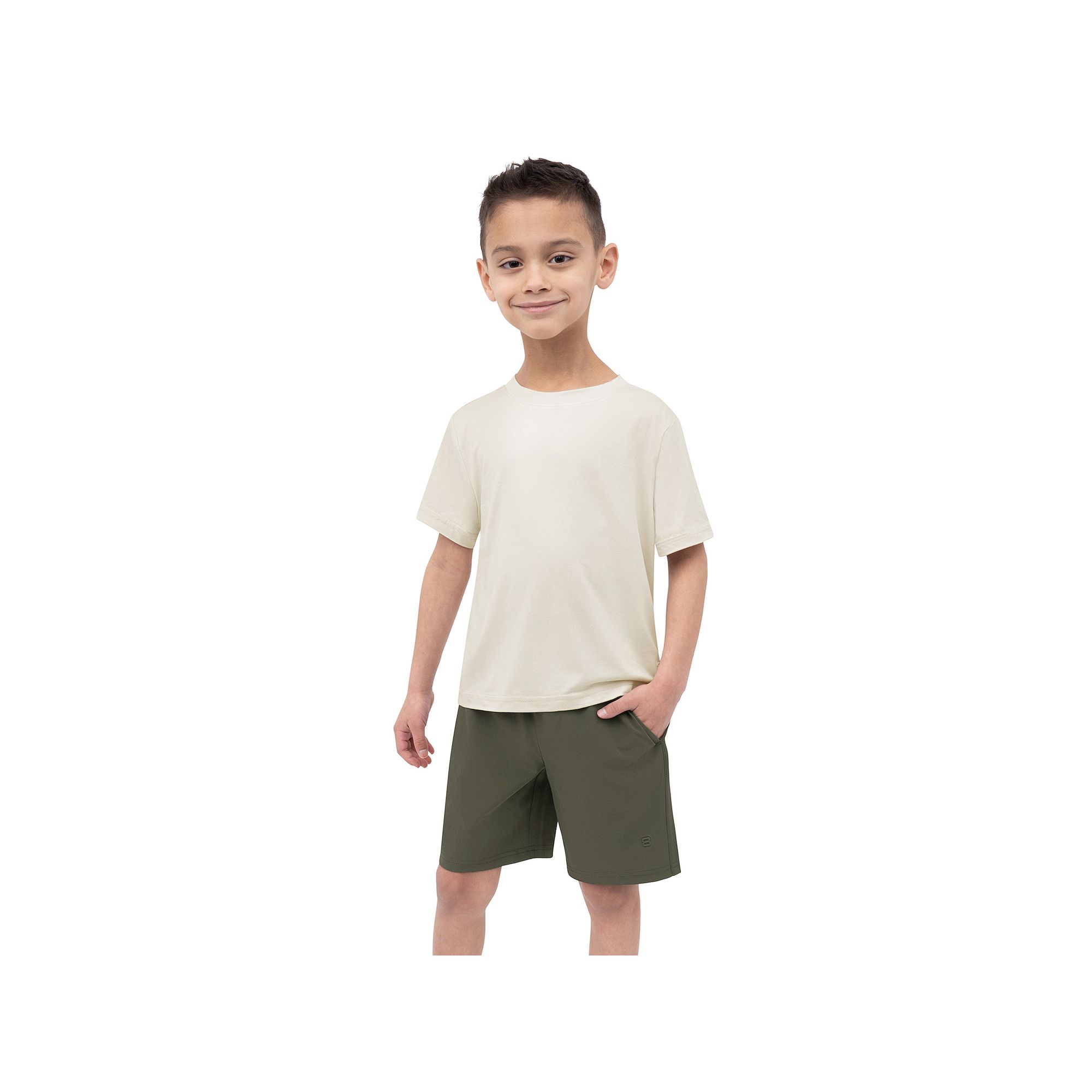 Boys 4-7 Layer 8 2-Piece Battle Short Sleeve T-Shirt & Shorts Set, Boys, G
