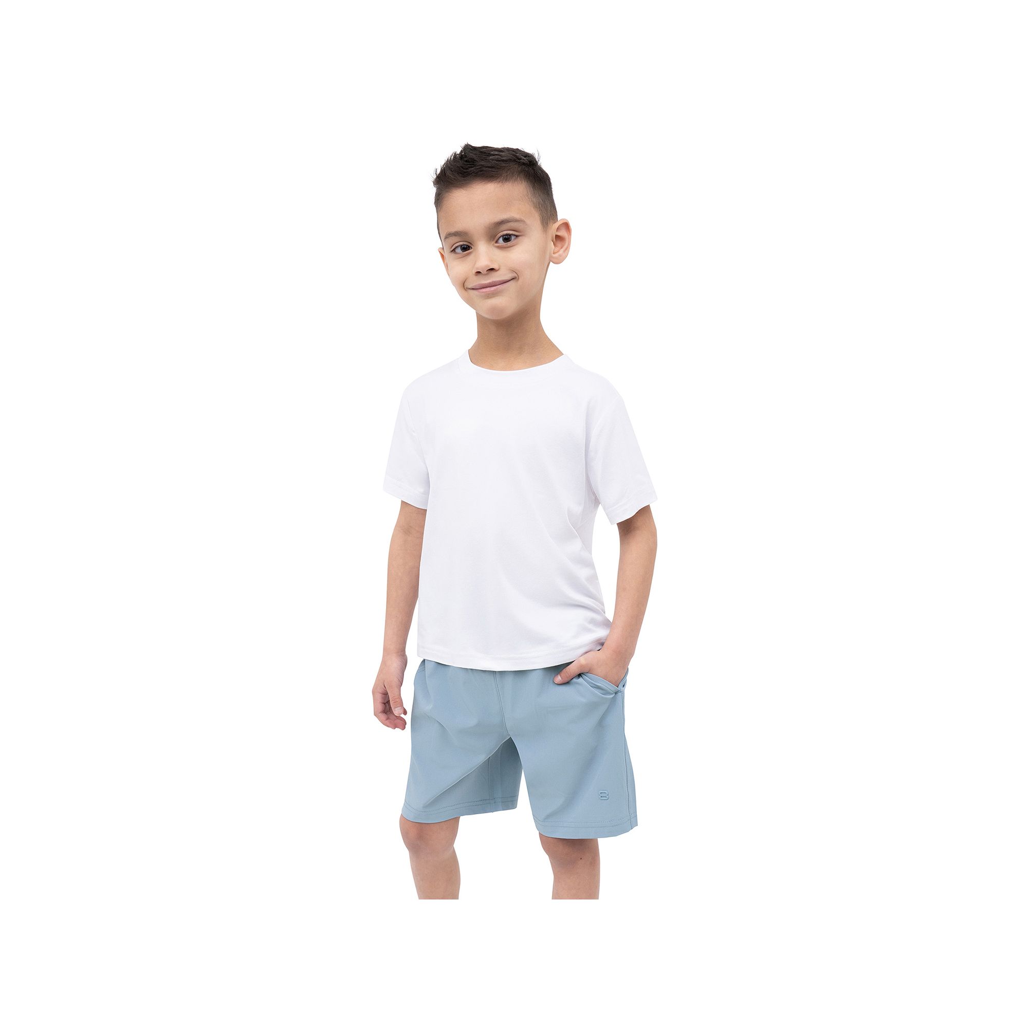 Boys 4-7 Layer 8 2-Piece Battle Short Sleeve T-Shirt & Shorts Set, Boys, W