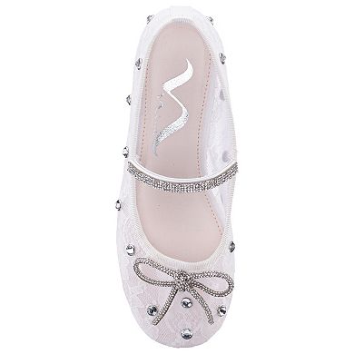 N by Nina Katlyn Girls Lace Flats