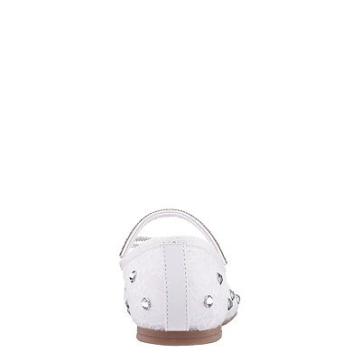 N by Nina Katlyn Girls Lace Flats