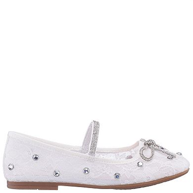 N by Nina Katlyn Girls Lace Flats