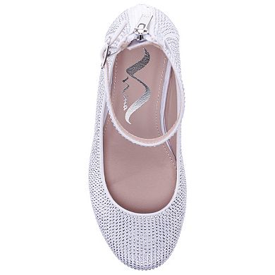 N by Nina Hayden Girls Ankle Strap Heels