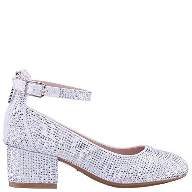 N by Nina Hayden Girls Ankle Strap Heels
