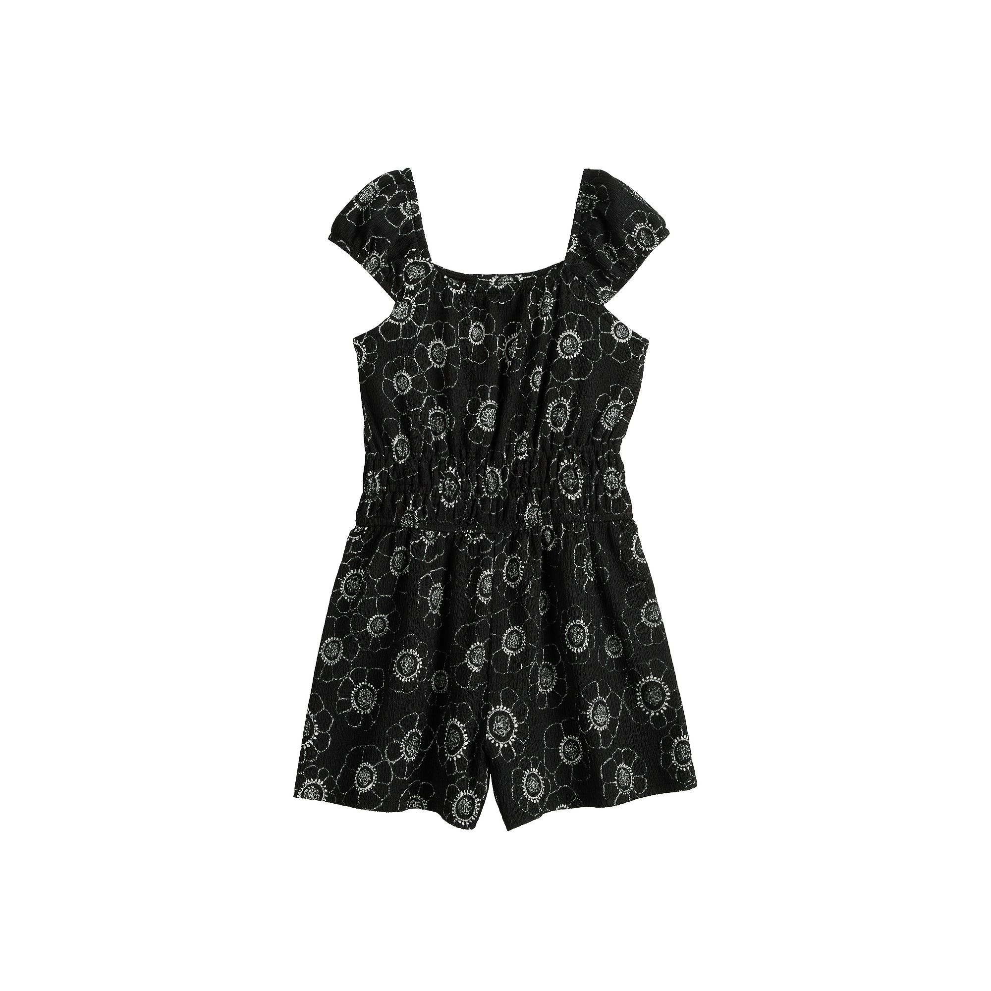 Girls 6-20 SO® Smocked Waist Romper in Regular & Plus Size, Girls, Size: 