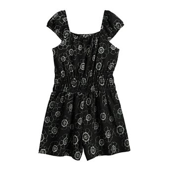 Girls 6-20 SO® Smocked Waist Romper in Regular & Plus Size