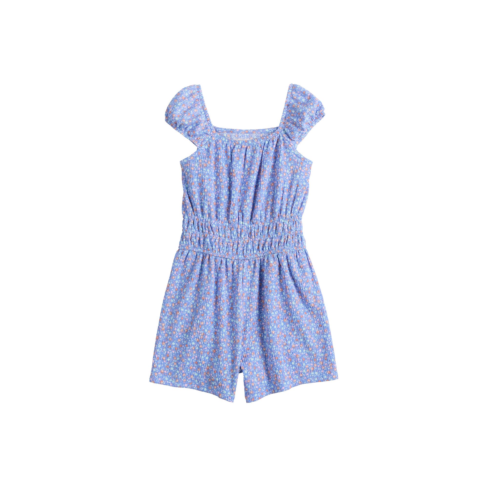 Girls 6-20 SO® Smocked Waist Romper in Regular & Plus Size, Girls, Size: 