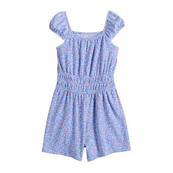 Girls 6-20 SO® Smocked Waist Romper in Regular & Plus Size