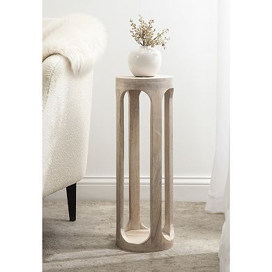 Dahl 8" Diameter Wood Drink Table