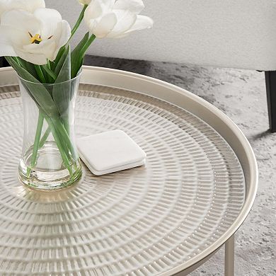 Mahdavi Round Metal Coffee Table