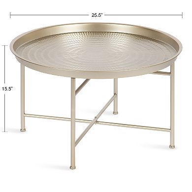 Mahdavi Round Metal Coffee Table
