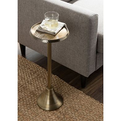 Sanzo 9" Diameter Metal Drink Table