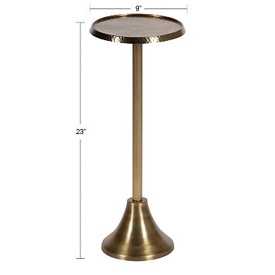Sanzo 9" Diameter Metal Drink Table